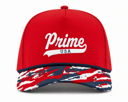 Branded Bills Signature Prime Camo Hat - Red