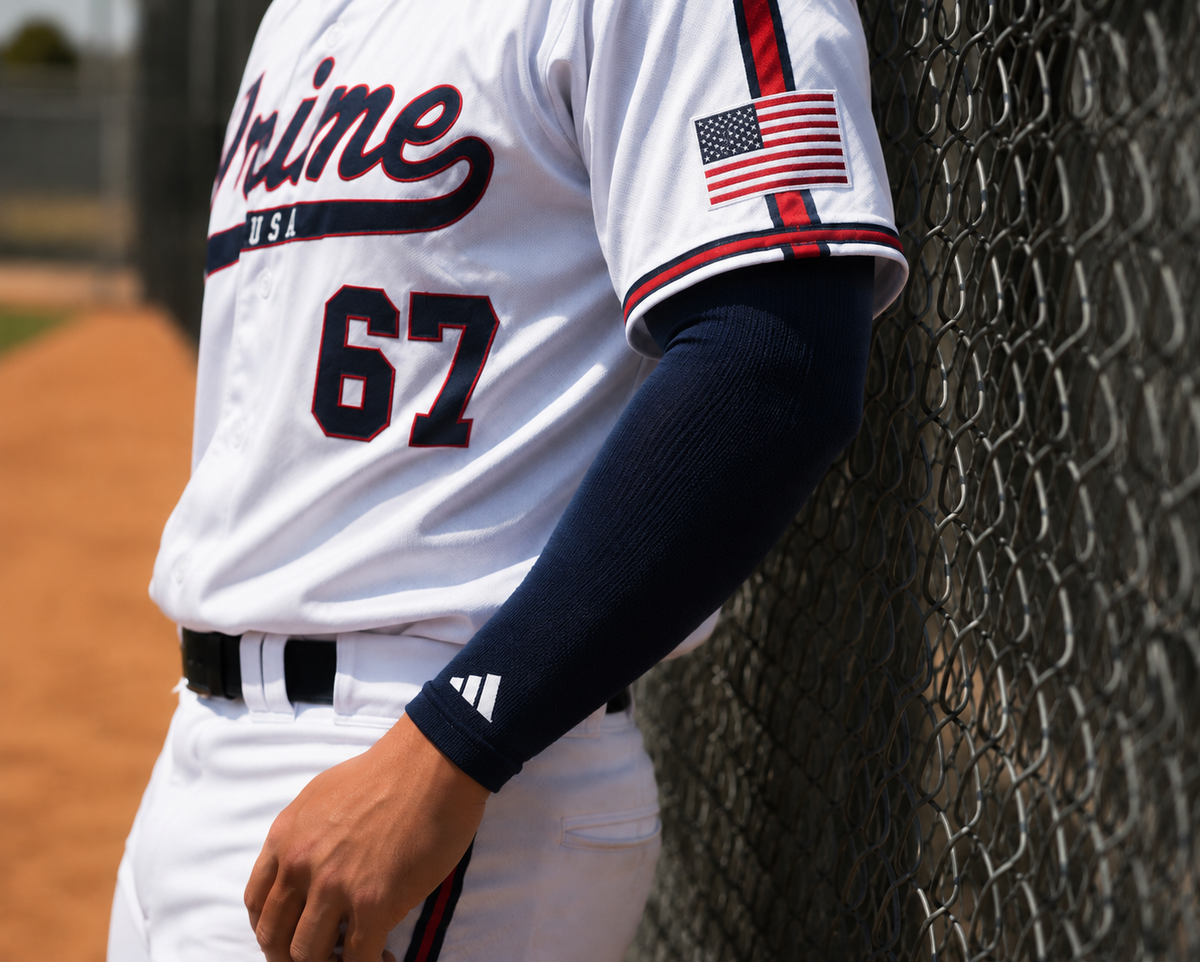 adidas Compression Arm Sleeves - Navy