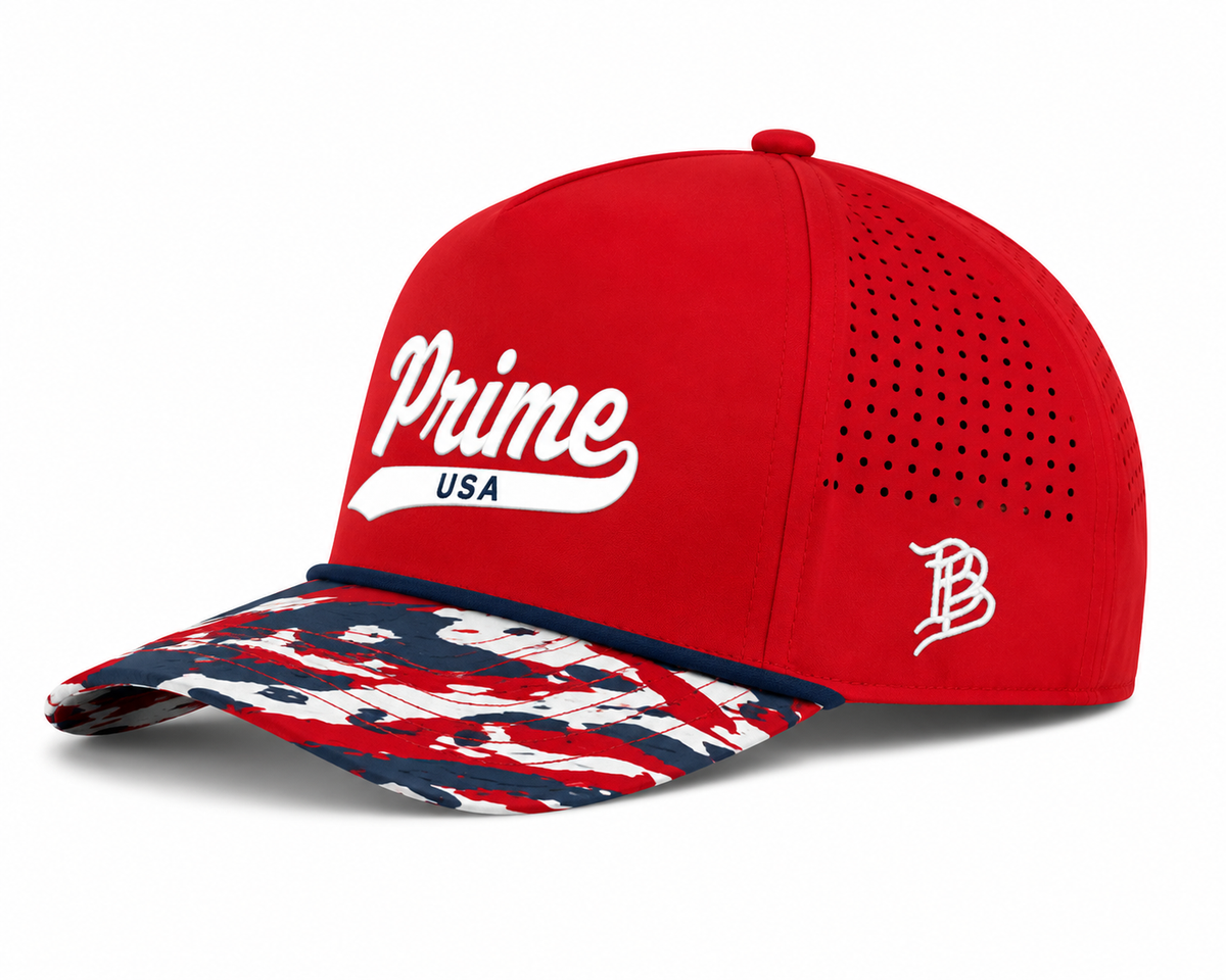 Branded Bills Signature Prime Camo Hat - Red