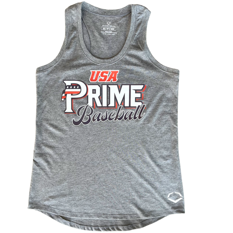 Women's Script Racerback Tank - Grey
