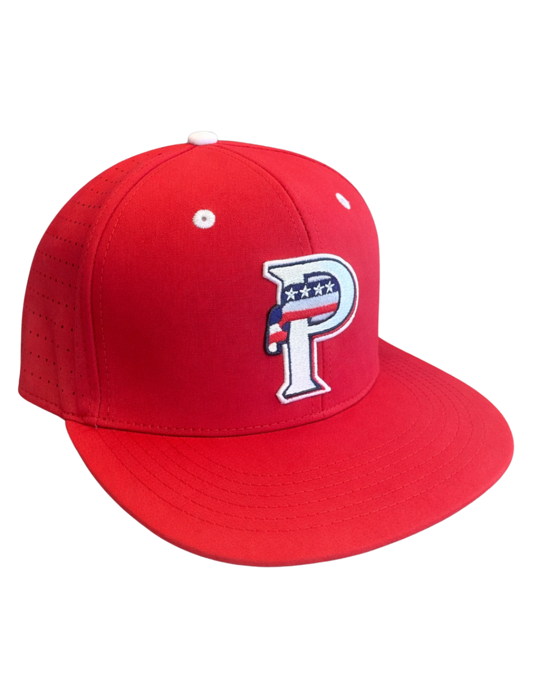 USA Prime Red Game Hat Fitted