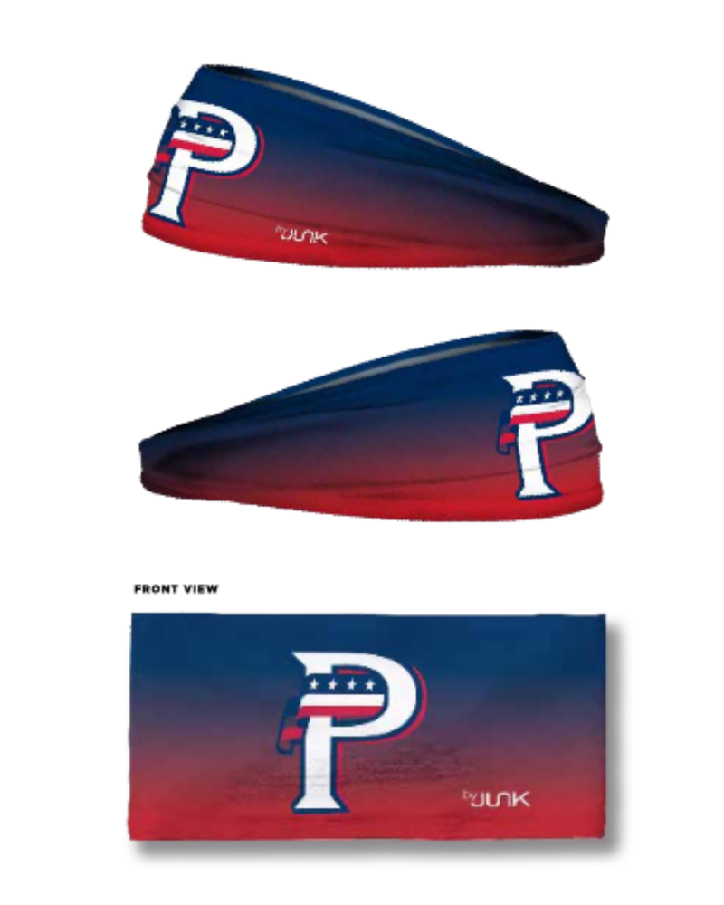 USA Prime JUNK Headband - Blue & Red Gradient