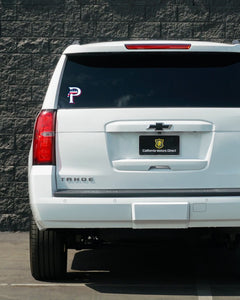 USA Prime Window Decal on white SUV - 