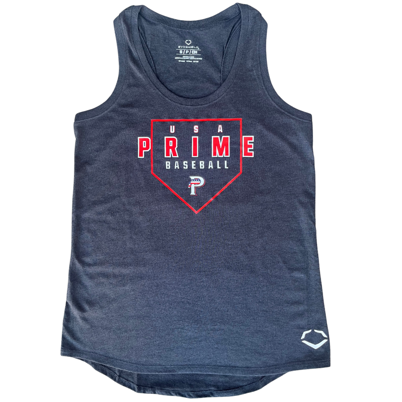 Women's Home Plate Racerback Tank - Black