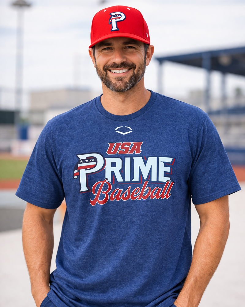 Prime Script T-Shirt - Navy